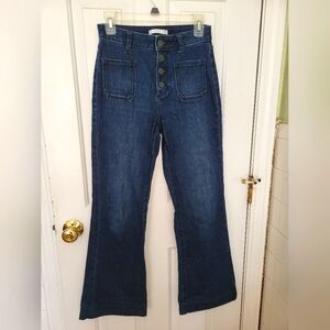 Lauren Conrad Super High Rise Flare Jeans, Button fly - size 2